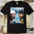 New York Rangers Vs Boston Bruins Broadway meets Beantown Matchup Poster t-shirt