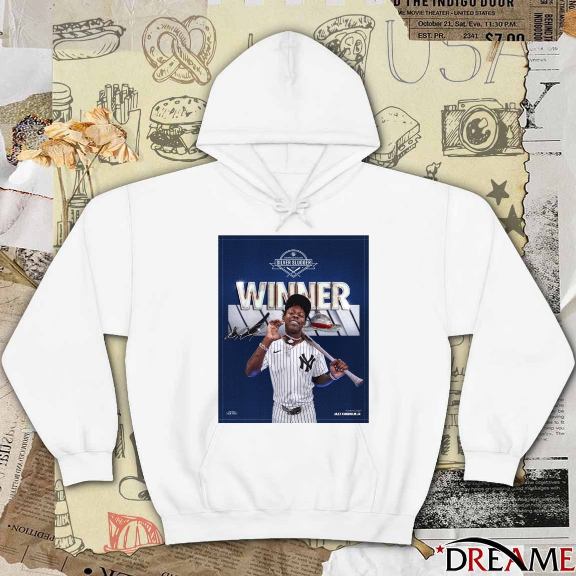 New York Yankees Congratulations Jazz Chisholm Jr. 2025 Silver Slugger Award Winner Signature Poster t-shirt