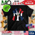 New York Yankees New Era Navy Dominican Republic Flag Logo T-Shirt