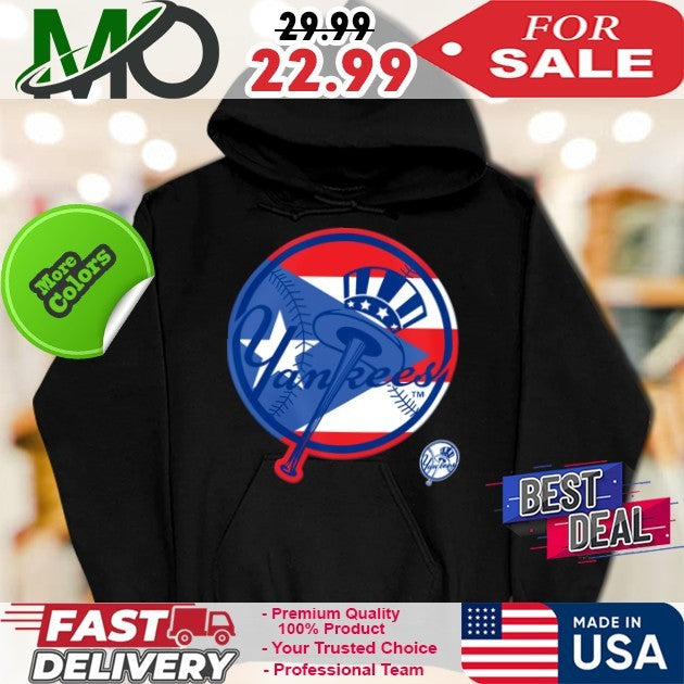 New York Yankees New Era Navy Puerto Rican Flag Logo T-Shirt