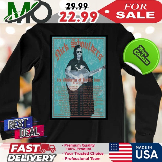 Nick Shoulders The Universe of Battle Tour 2025 Poster Shirt