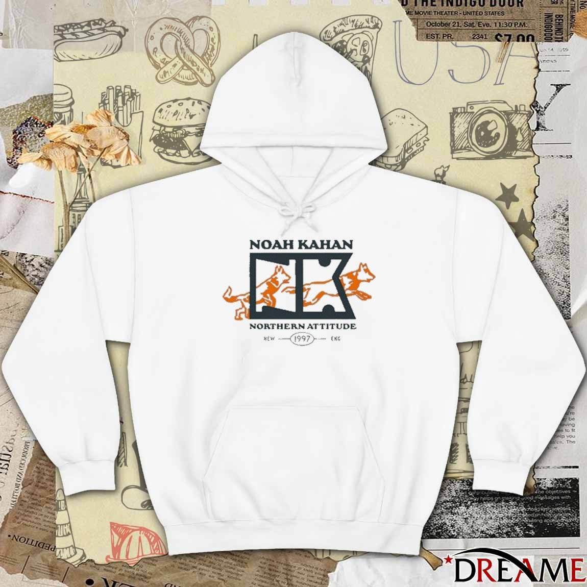 Noah Kahan Northern Attitude Dog Trail 1997 t-shirt