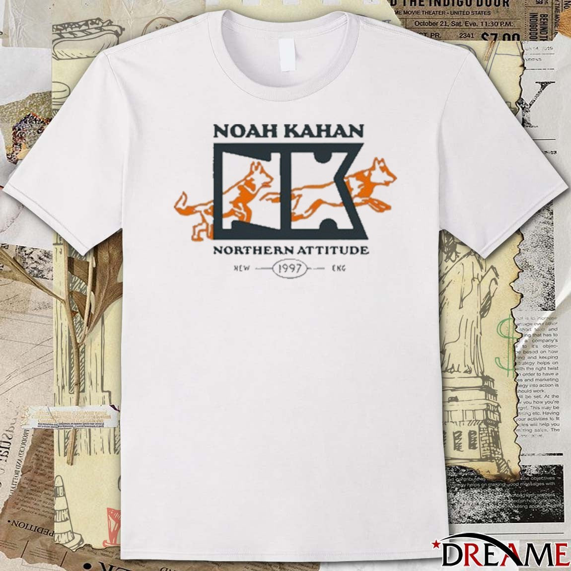 Noah Kahan Northern Attitude Dog Trail 1997 t-shirt
