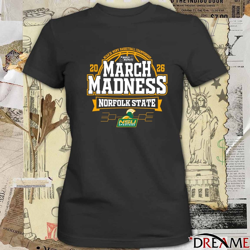 Norfolk State Spartans 2026 NCAA DI Men’s Basketball Championship March Madness Bound t-shirt