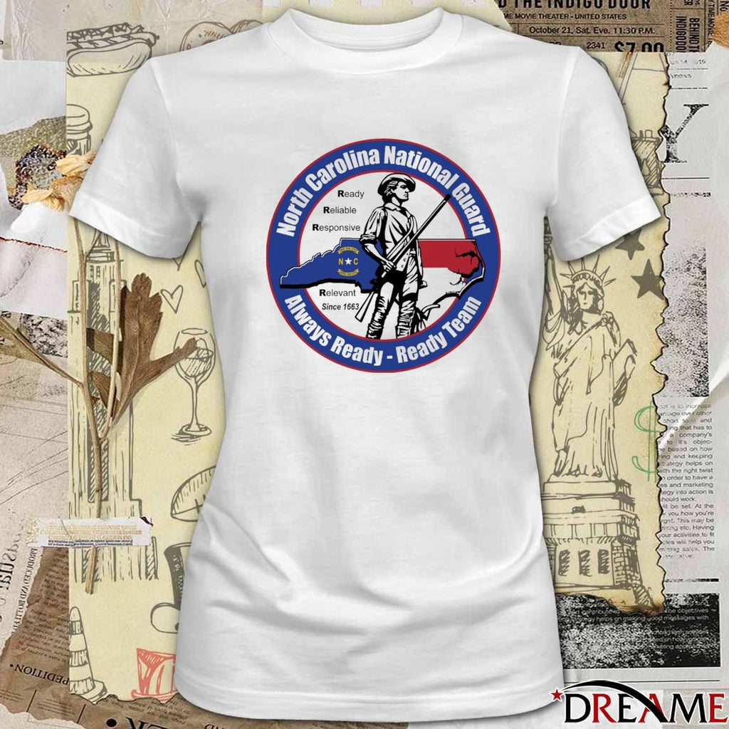 North Carolina National Guard Always Ready Ready Team Logo t-shirt