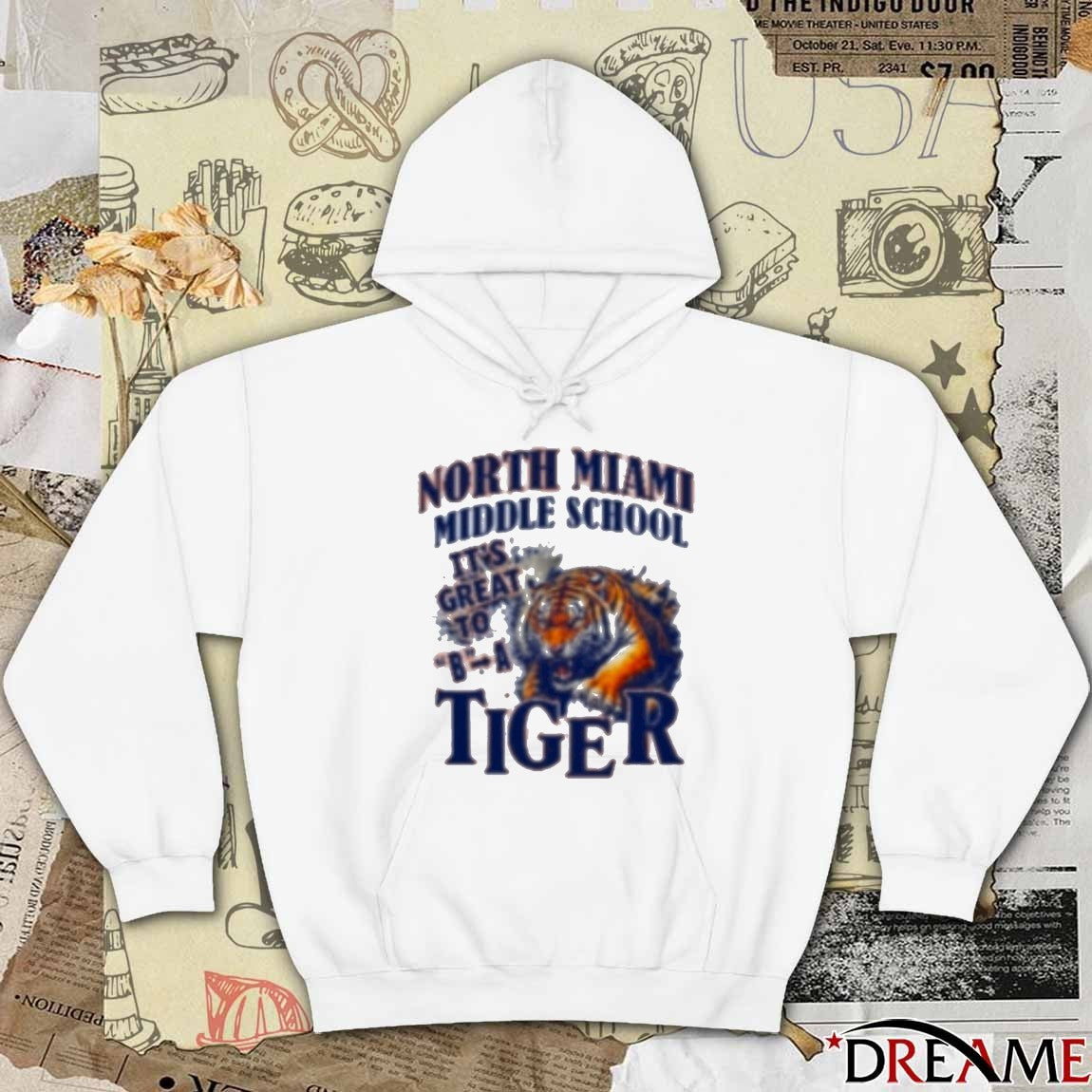 North Miami Middle School It’s Great To B A Tiger t-shirt