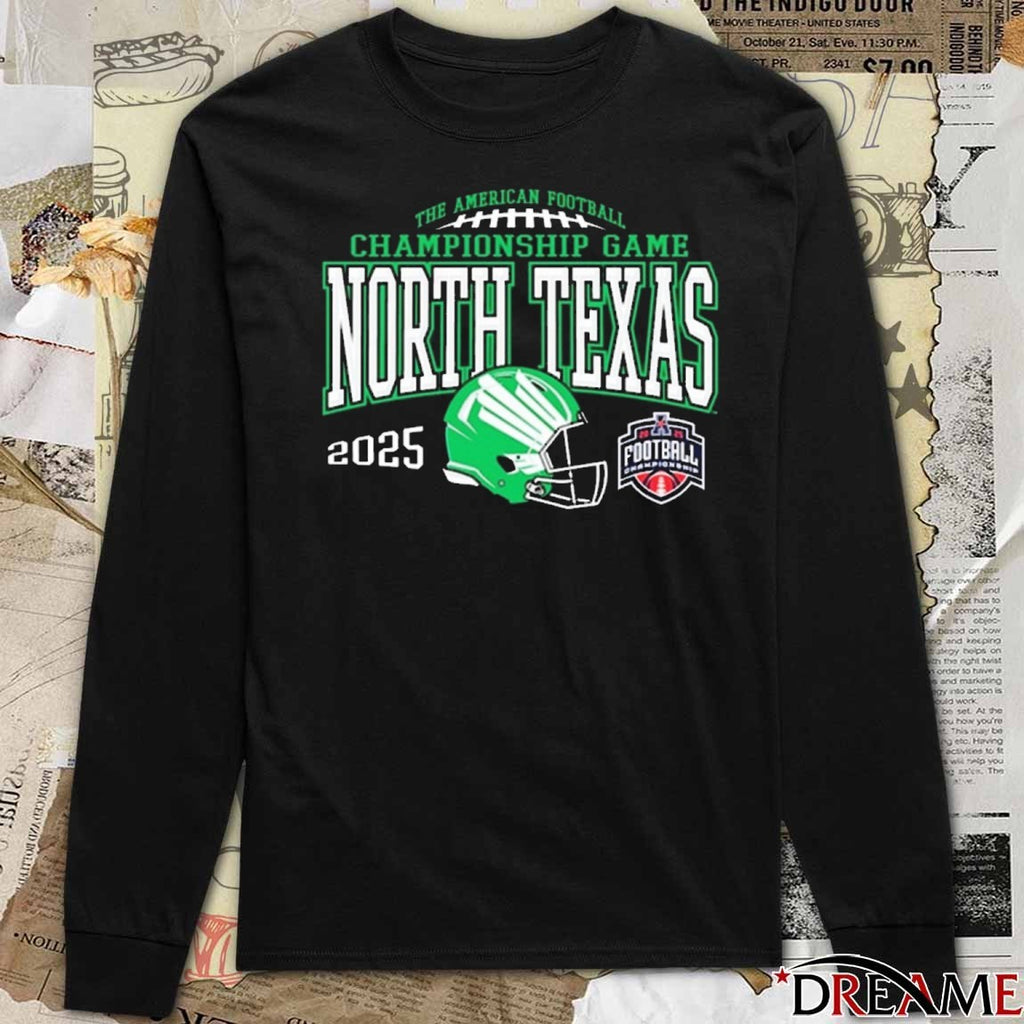 North Texas Mean Green Green The American AAC Football Championship Game Bound t-shirt