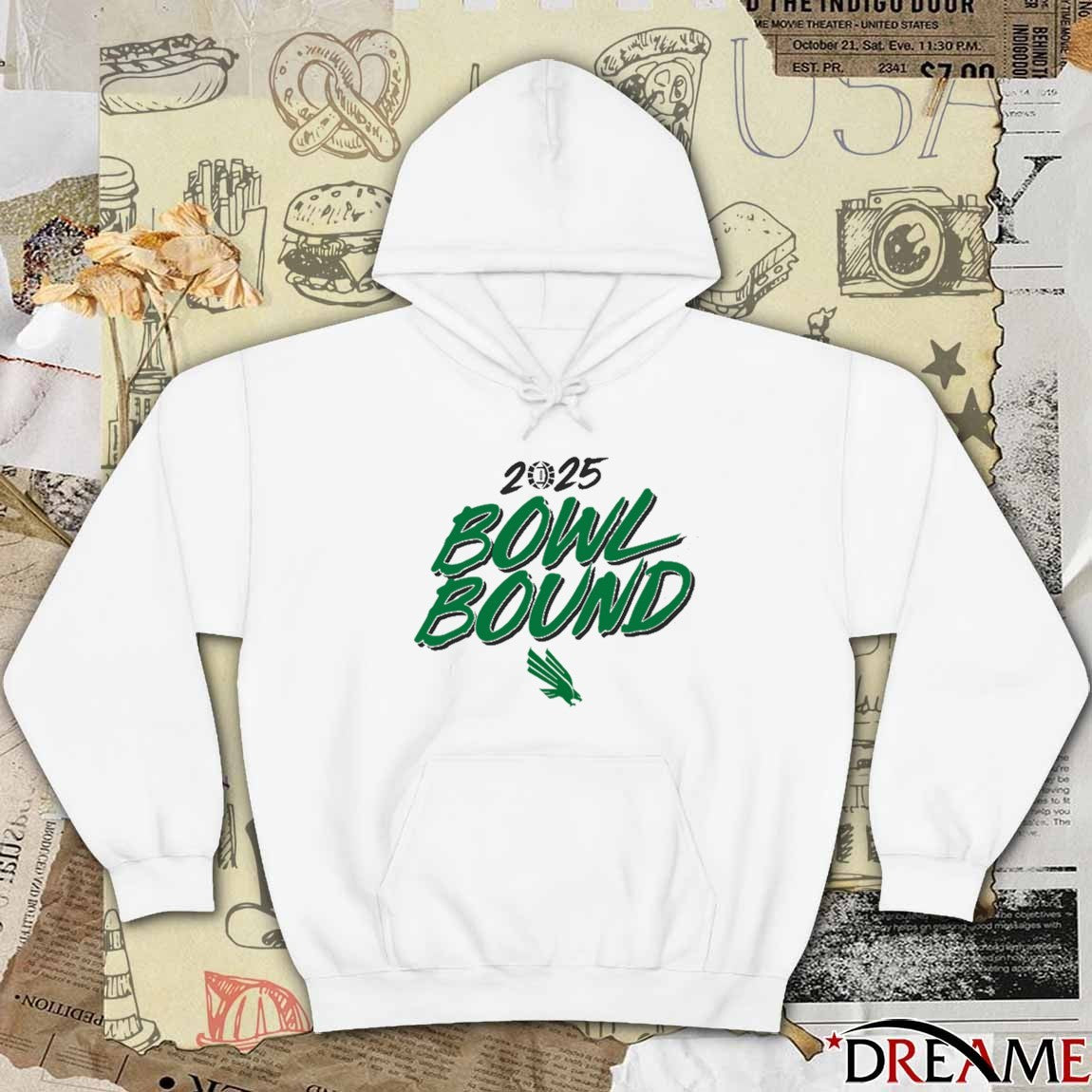 North Texas Mean Green football NCAA 2025 Bowl Bound Season t-shirt