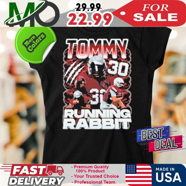 Number 30 Tommy Running Rabbit Shirt