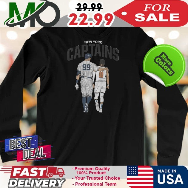 Number 99 And Number 11 New York captains Aaron Judge and Jalen Brunson shirt
