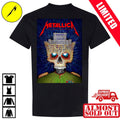 Official Metallica Bucharest Romania 2026 Concert T-Shirt Palace Of Parliament Crown Skull Art By Matei Apostolescu Arena Nationala May 13 Merch