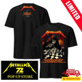 Official Metallica Frankfurt 2026 Two-Sided Tee – Vance Kelly Venue Poster Art – Germany Deutsche Bank Park May 22 24 Pop-Up Shop Shirt