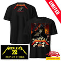Official Metallica M72 Frankfurt Germany 2026 Two Sides Tee – Vance Kelly Art Pop-Up Shop