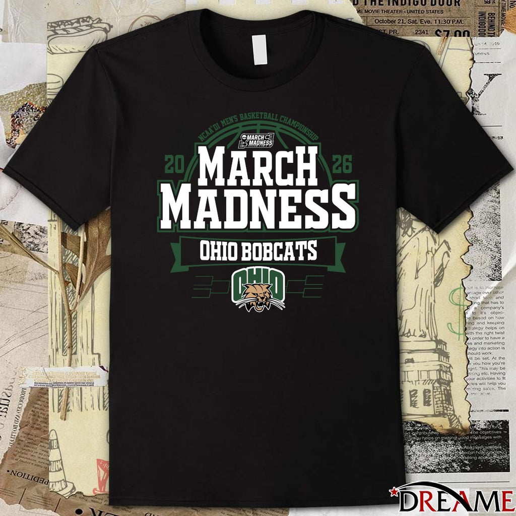 Ohio Bobcats 2026 NCAA DI Men’s Basketball Championship March Madness t-shirt