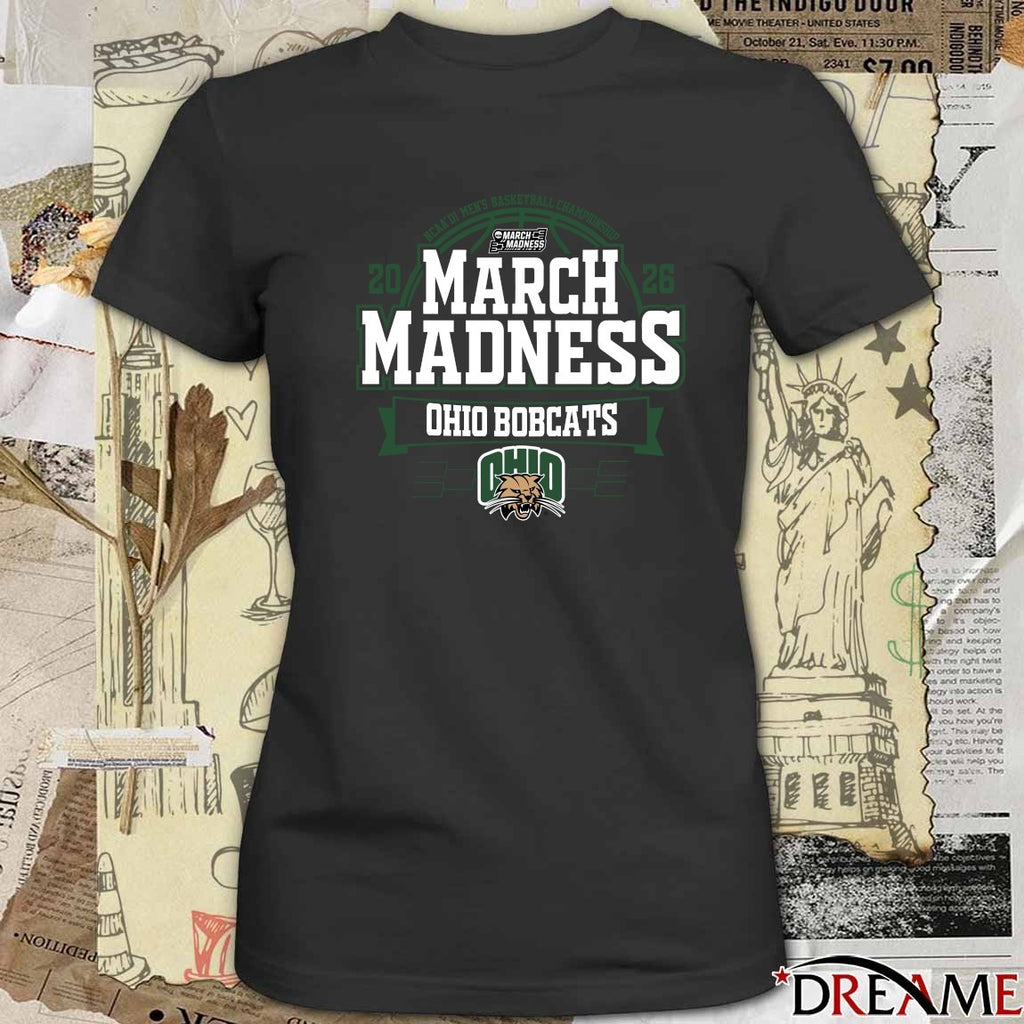 Ohio Bobcats 2026 NCAA DI Men’s Basketball Championship March Madness t-shirt