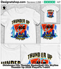 Oklahoma City Thunder Basketball City Skyline Thunder Up 2026 Playoffs shirt