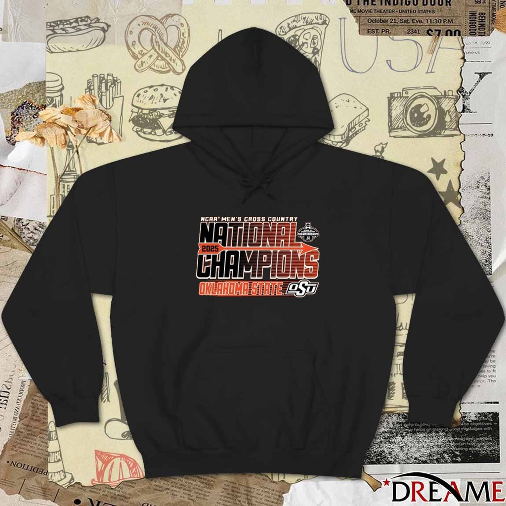 Oklahoma State Cowboys NCAA Men’s Cross Country National Champions 2025 t-shirt