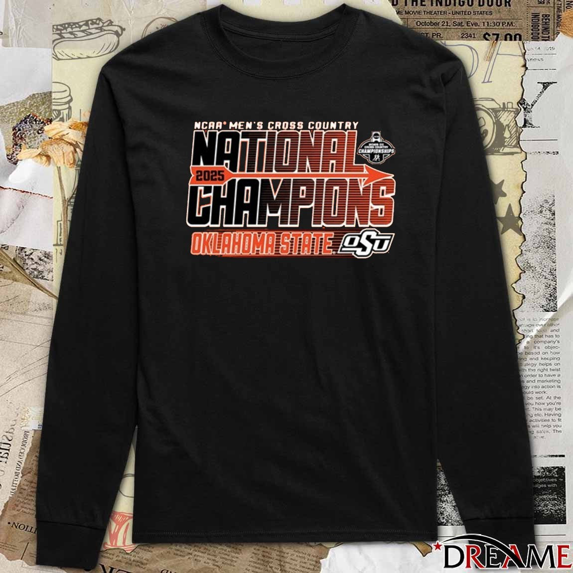 Oklahoma State Cowboys NCAA Men’s Cross Country National Champions 2025 t-shirt