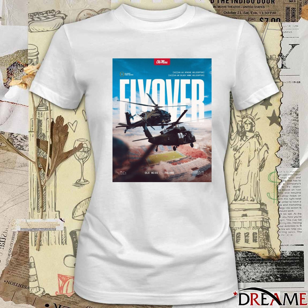 Ole Miss vs. Tulane College Football Playoff First Round Vaught-Hemingway Stadium December 20, 2025 Poster t-shirt