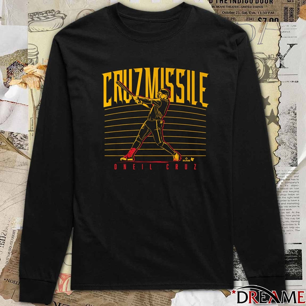 Oneil Cruz Hitting Missile Pittsburgh Pirates MLB t-shirt