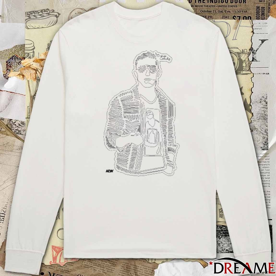 Orange Cassidy – Doodle AEW 2025 t-shirt