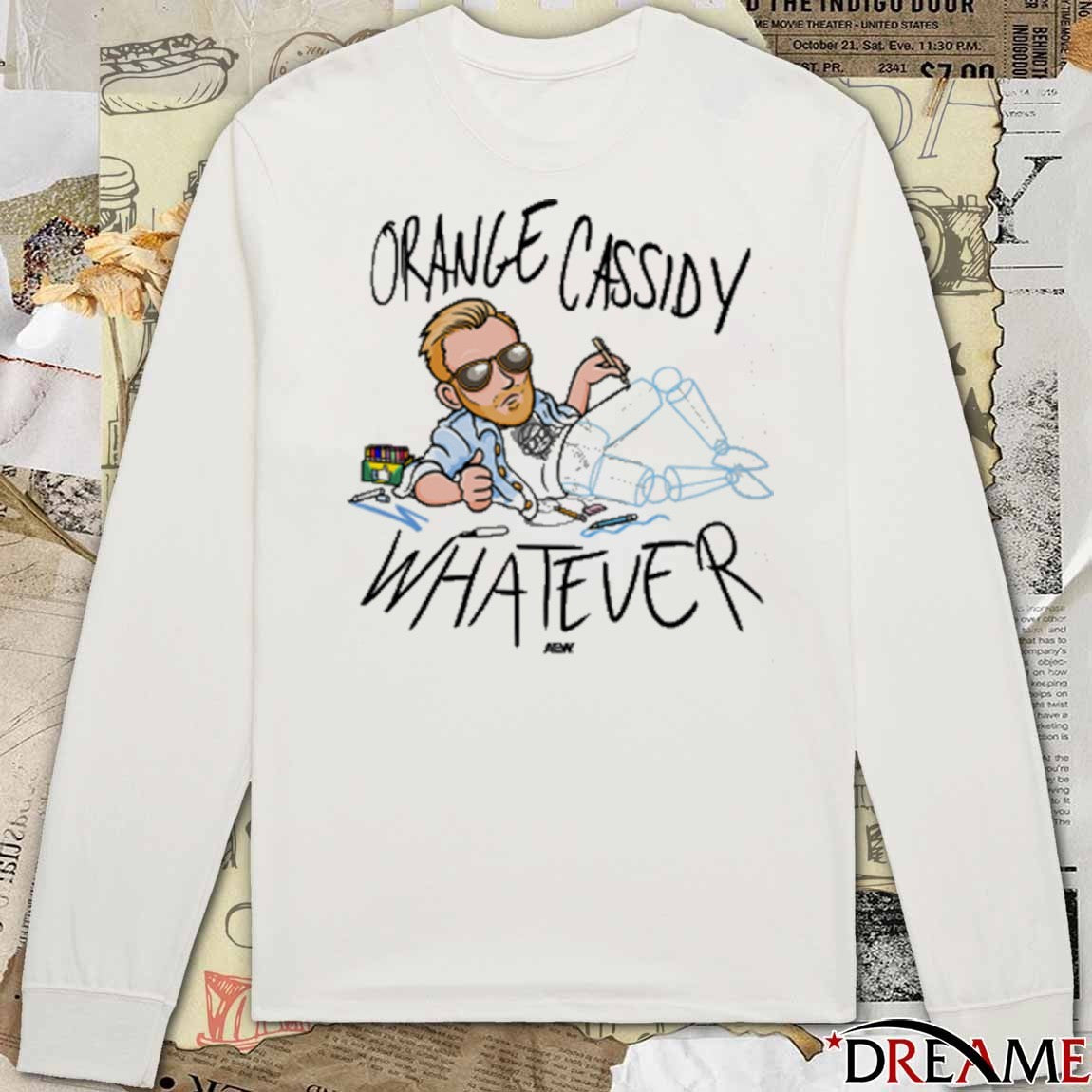 Orange Cassidy It’s for Kids or Whatever AEW t-shirt