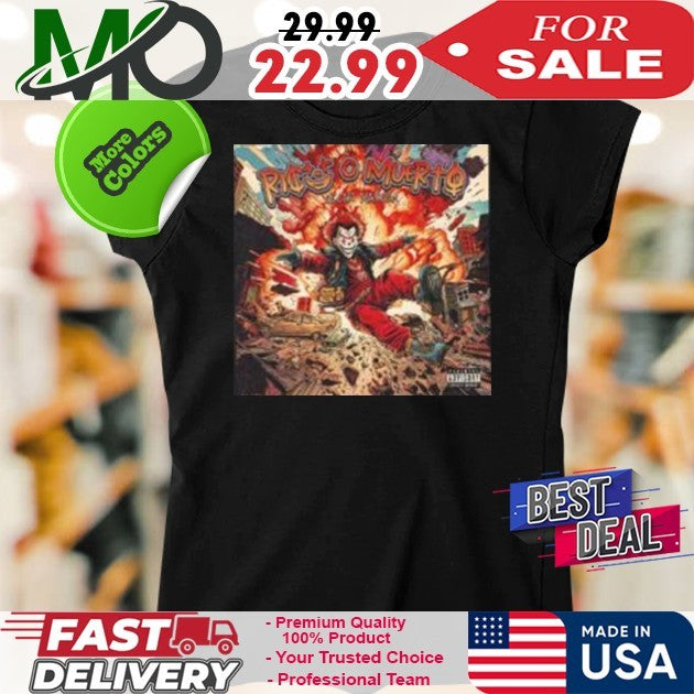 Oscar Maydon Rico O Muerto New Album Artwork Shirt