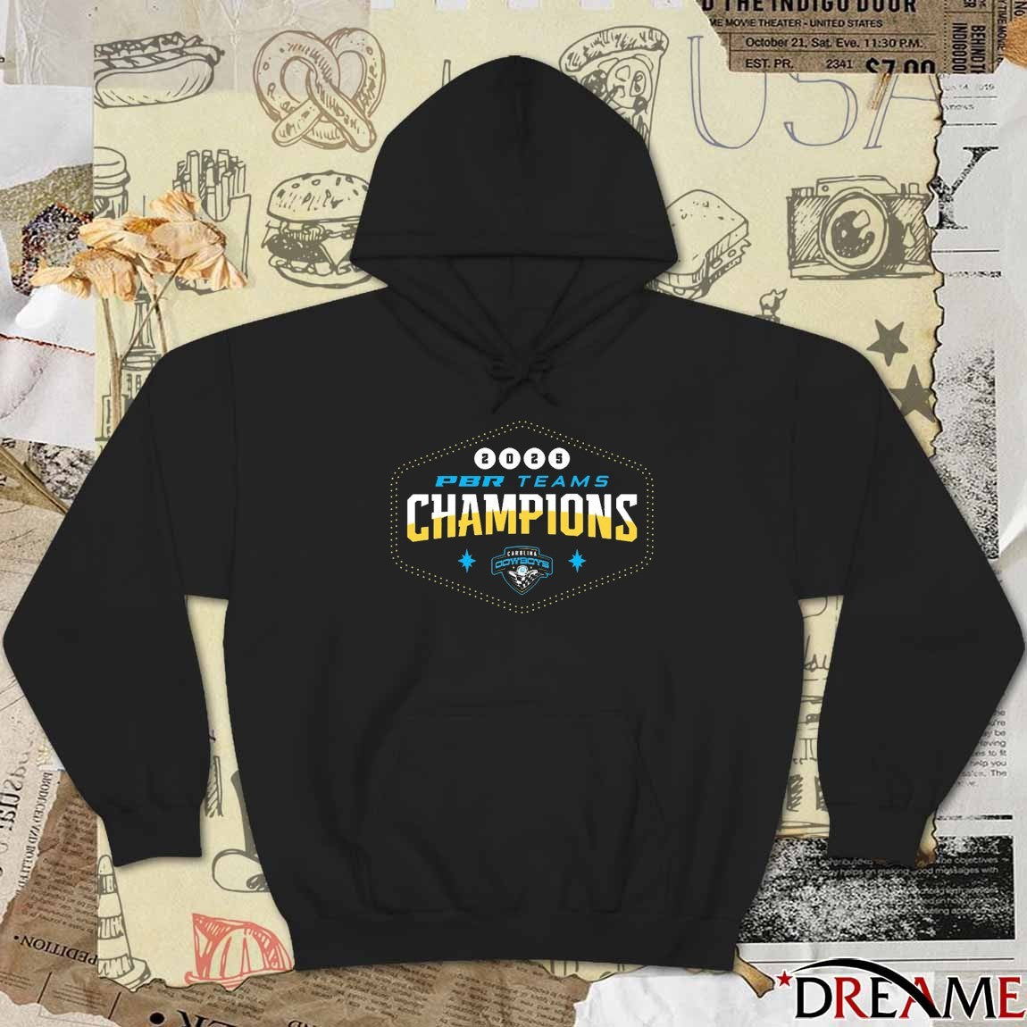 PBR 2025 Teams Championship Winners Carolina Cowboys Logo t-shirt