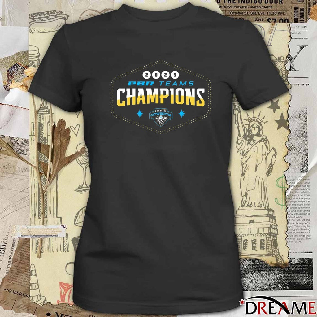 PBR 2025 Teams Championship Winners Carolina Cowboys Logo t-shirt