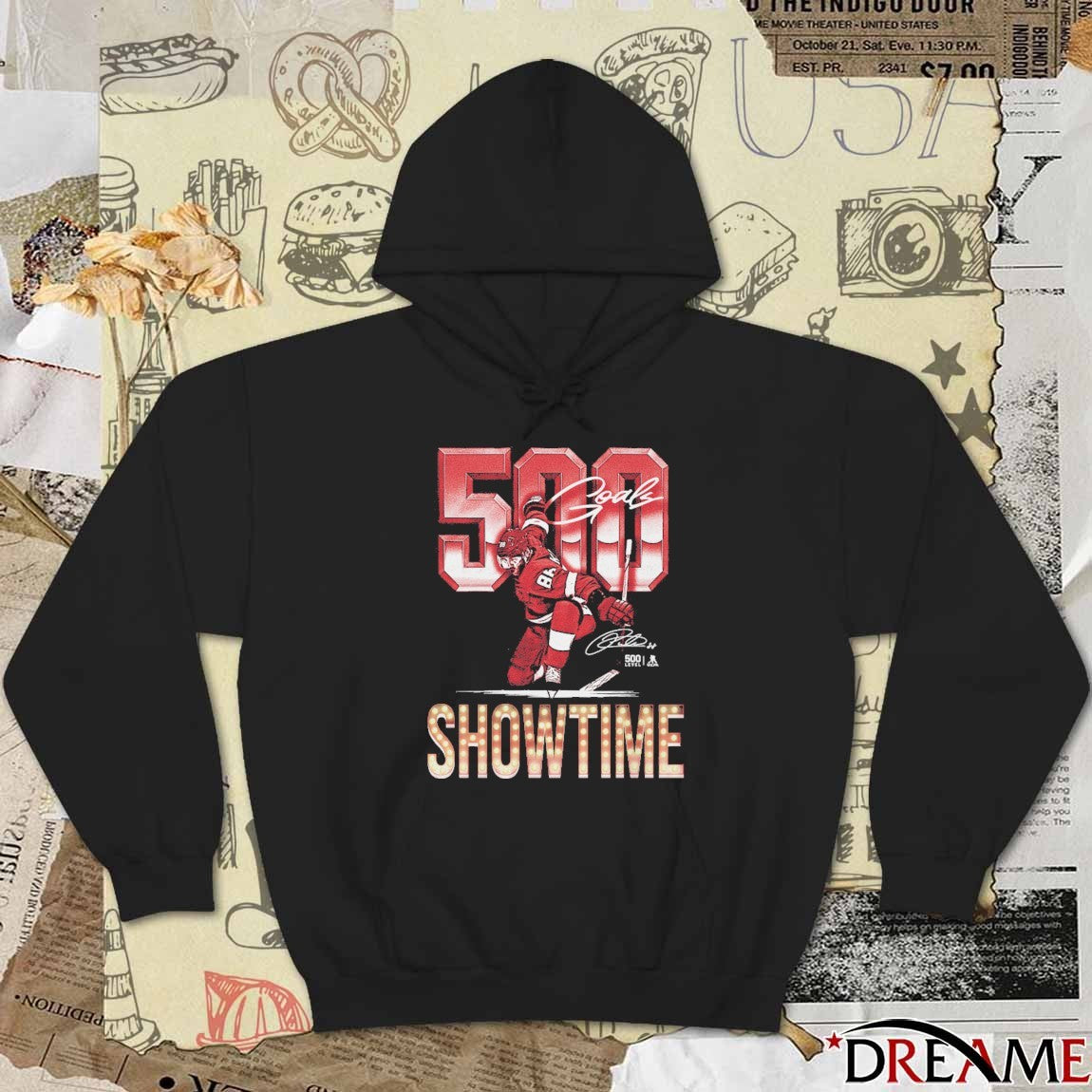 Patrick Kane Detroit Red Wings 500 Goals Showtime Signature t-shirt