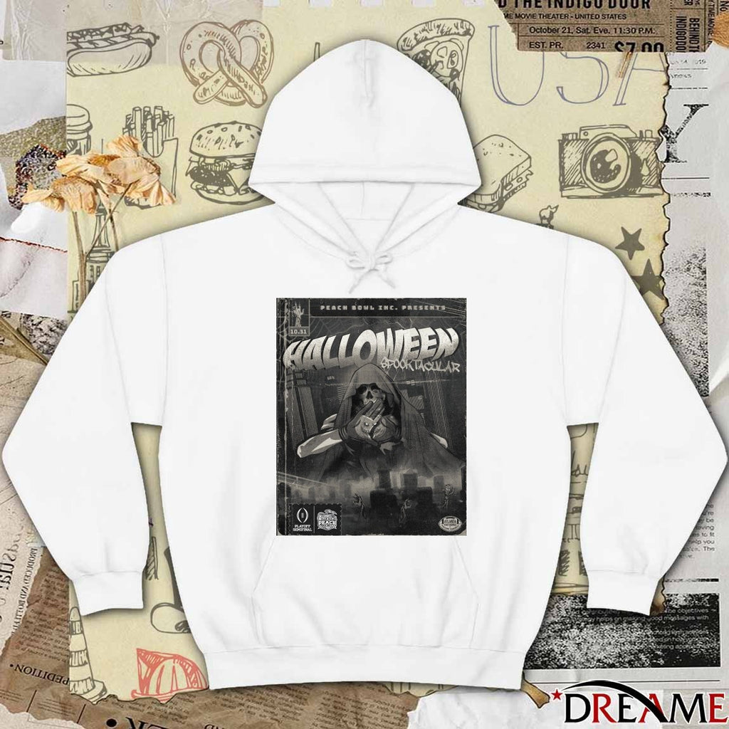 Peach Bowl Inc Presents Halloween Spook Tacular October 31 2025 Poster t-shirt