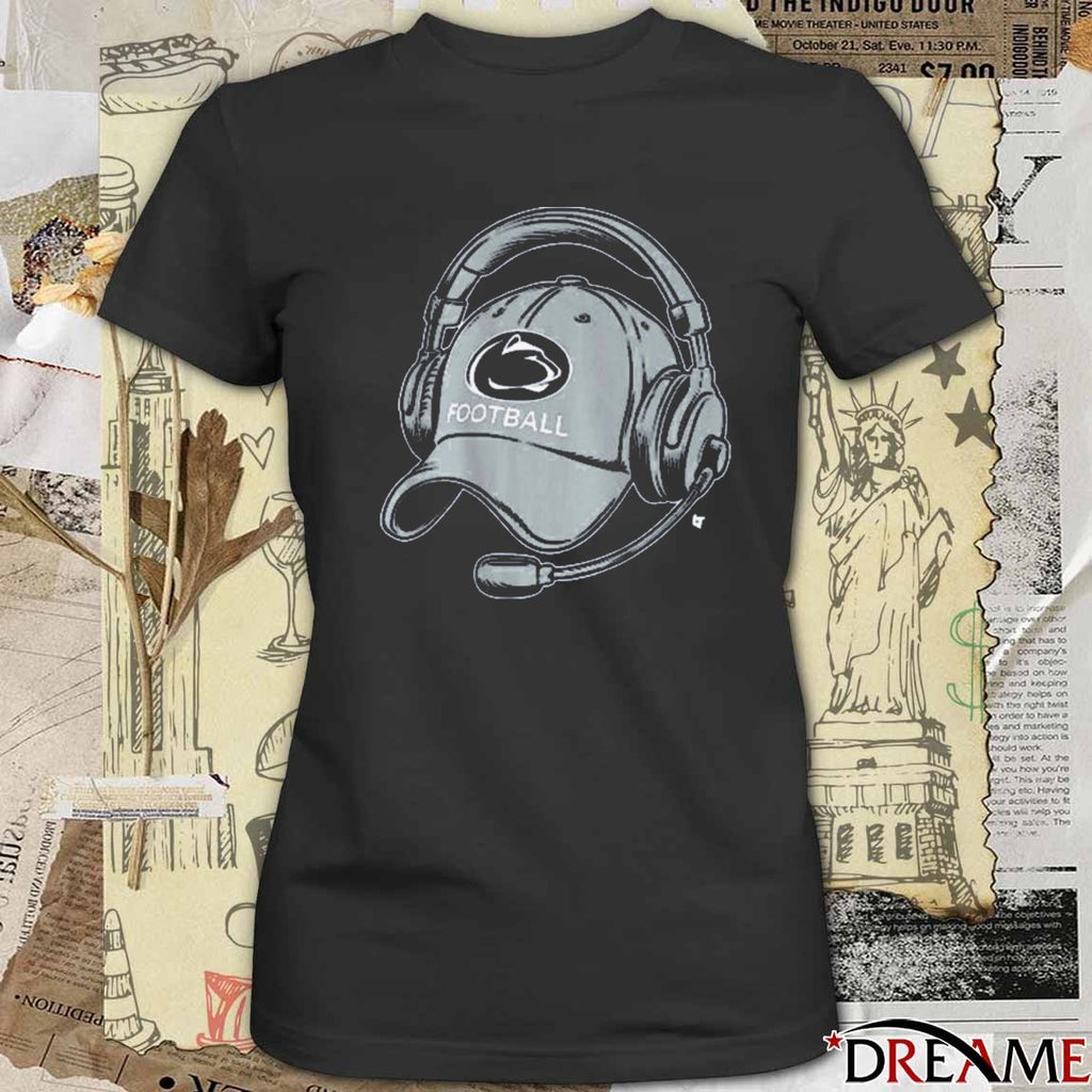 Penn State Nittany Lions Football Coach’s Hat and Headset t-shirt
