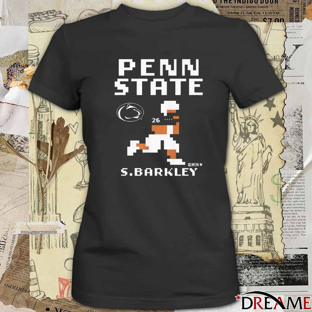 Penn State Nittany Lions Football NCAA Saquon Barkley Retro Baller t-shirt