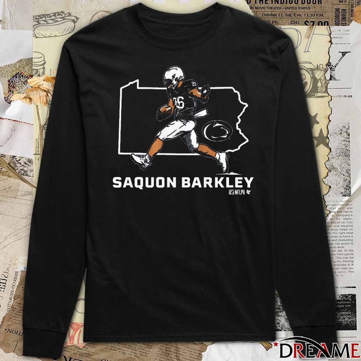 Penn State Nittany Lions Football NCAA Saquon Barkley State Star t-shirt