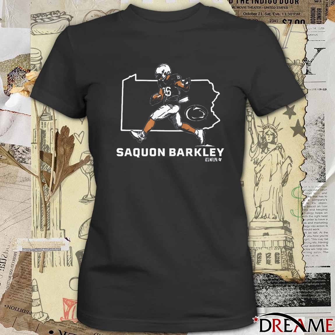 Penn State Nittany Lions Football NCAA Saquon Barkley State Star t-shirt