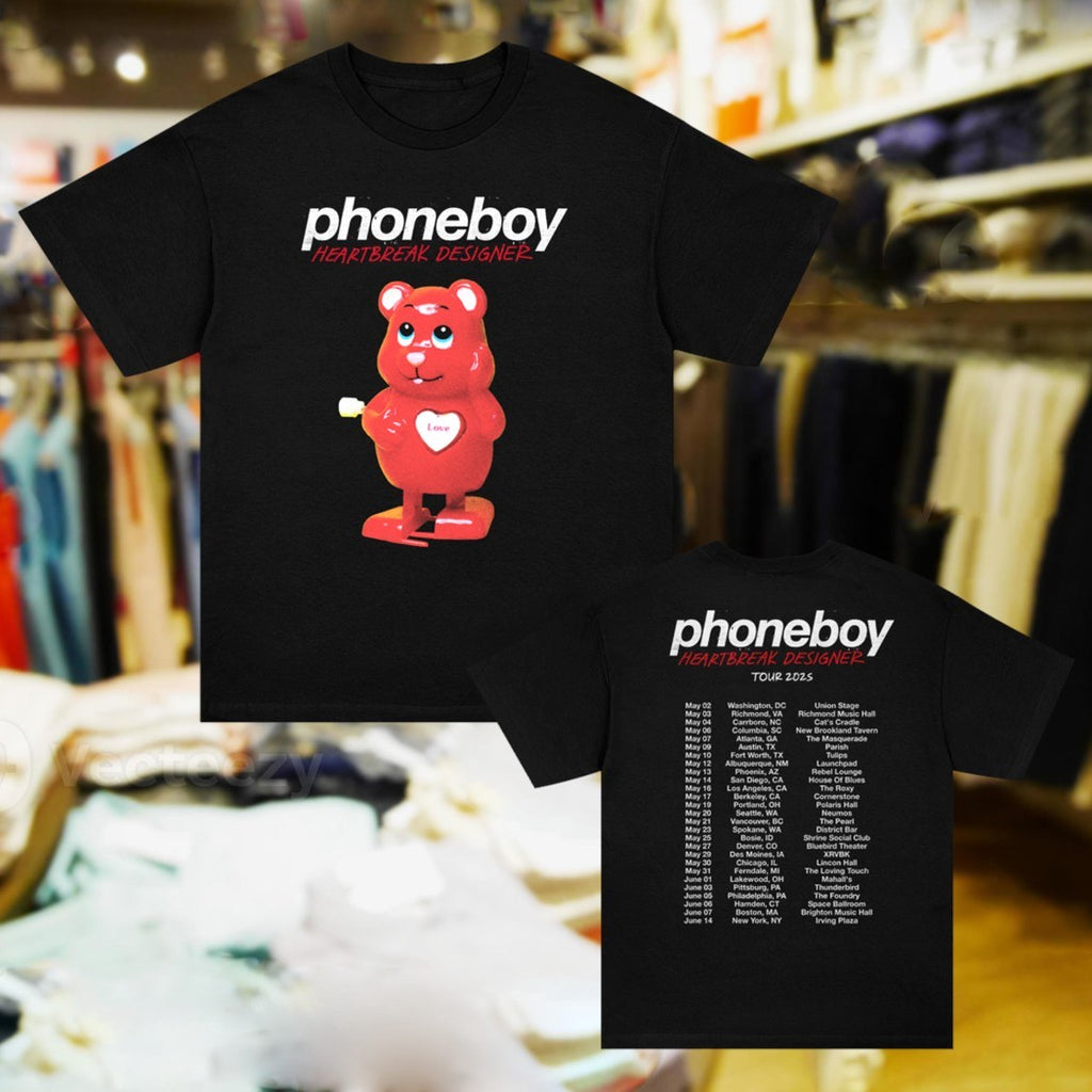 Phoneboy Heartbreak Designer 2025 Tour Shirt