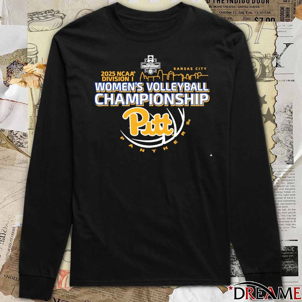 Pitt Panthers 2025 NCAA Division I Women’s Volleyball Championships Kansas City t-shirt