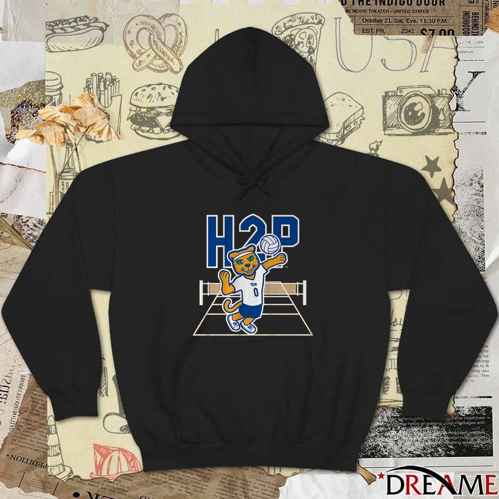 Pitt Panthers Volleyball H2P Roc Logo 2025 t-shirt