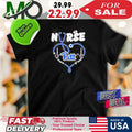 Pittsburgh Panthers Nurse It’s A Work Of Heart Heart Rate Map Headphones Fan Appreciation Shirt