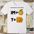 Please Solve This Riddle Impeachment Im Peach T Ment 2026 t-shirt