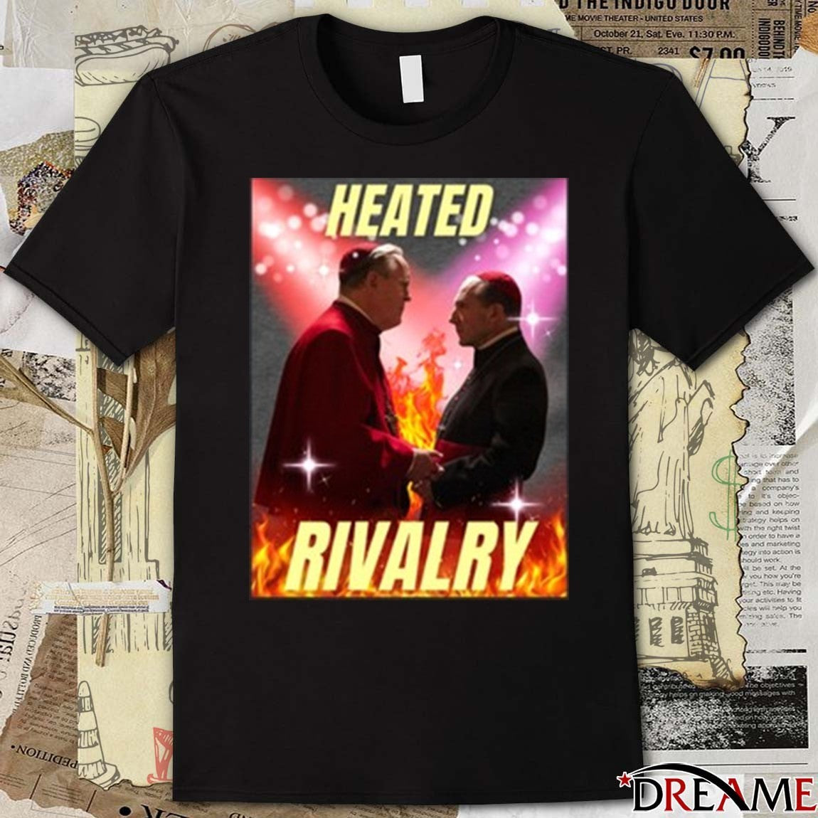 Pope Francis Heated Rivalry Conclave t-shirt