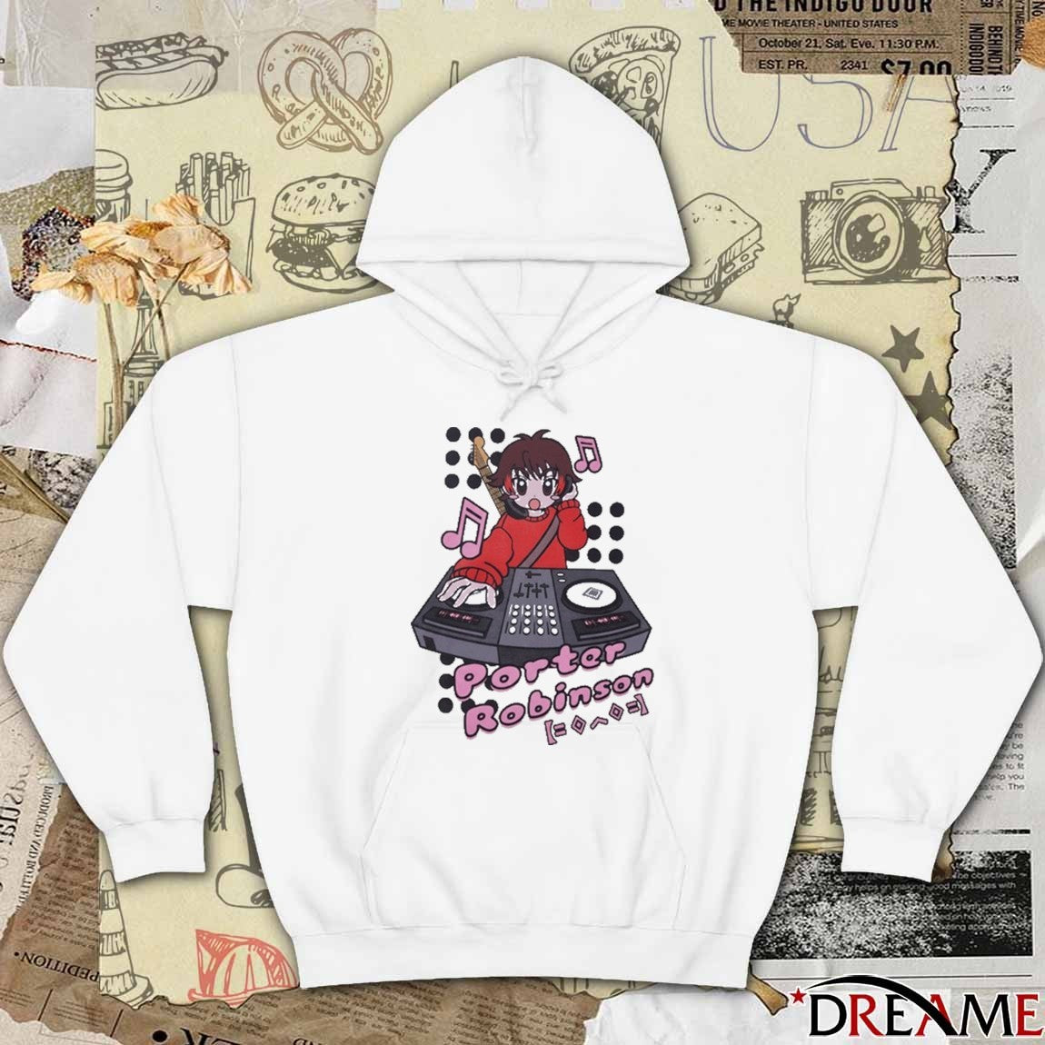 Porter Robinson DJ Anime 2025 t-shirt
