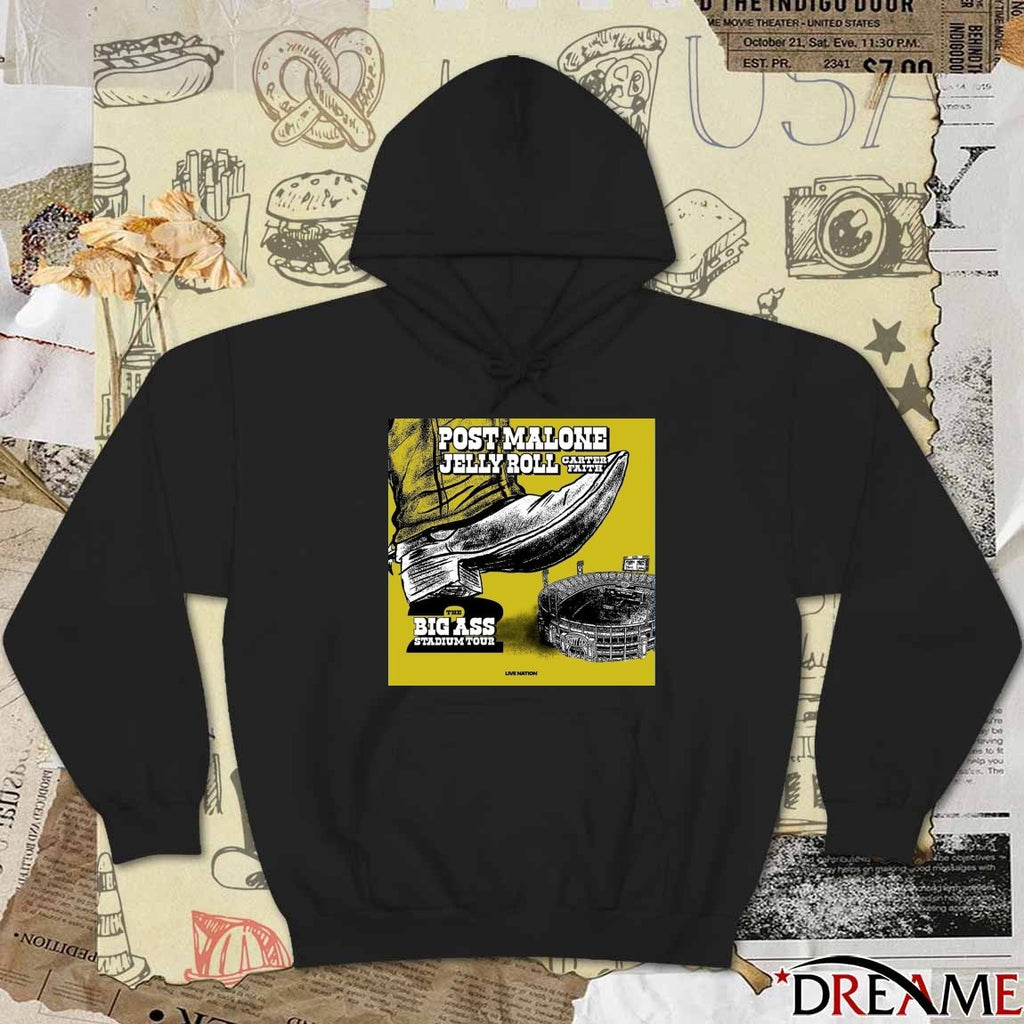 Post Malone The Big Ass Stadium Tour 2026 Live Nation Poster t-shirt