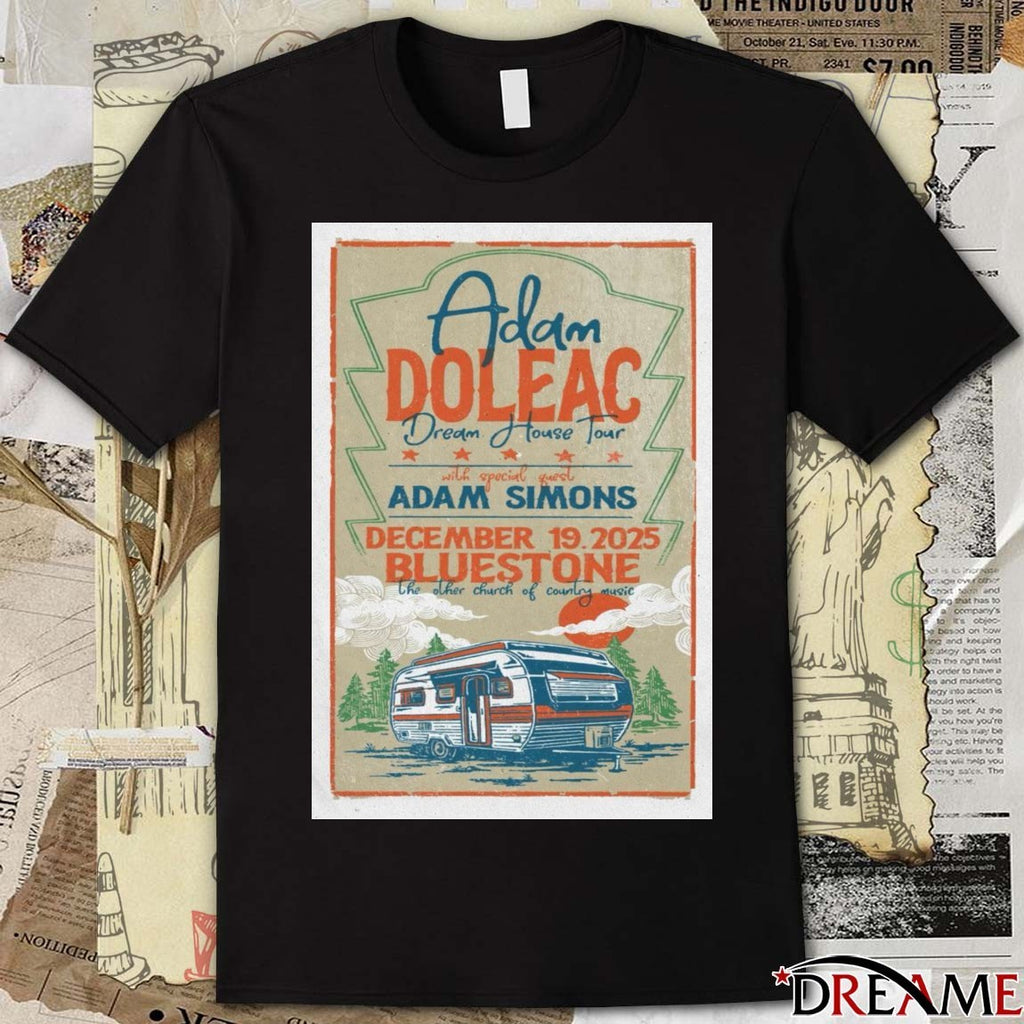 Poster Adam Doleac December 19 2025 The Bluestone in Columbus OH t-shirt