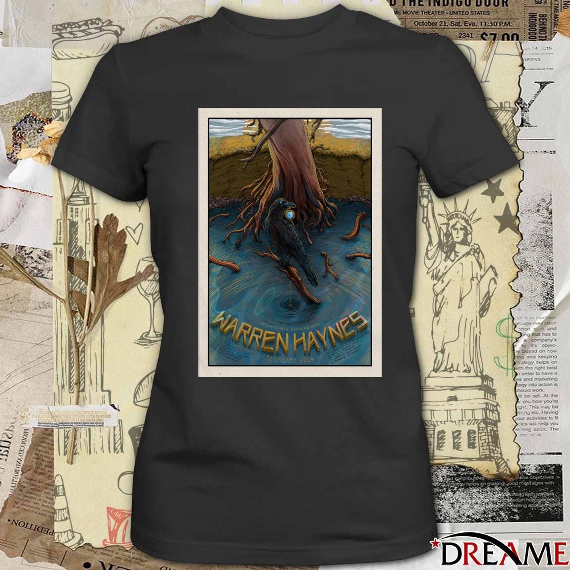 Poster An Intimate Evening With Warren Haynes Winter Tour 2026 t-shirt