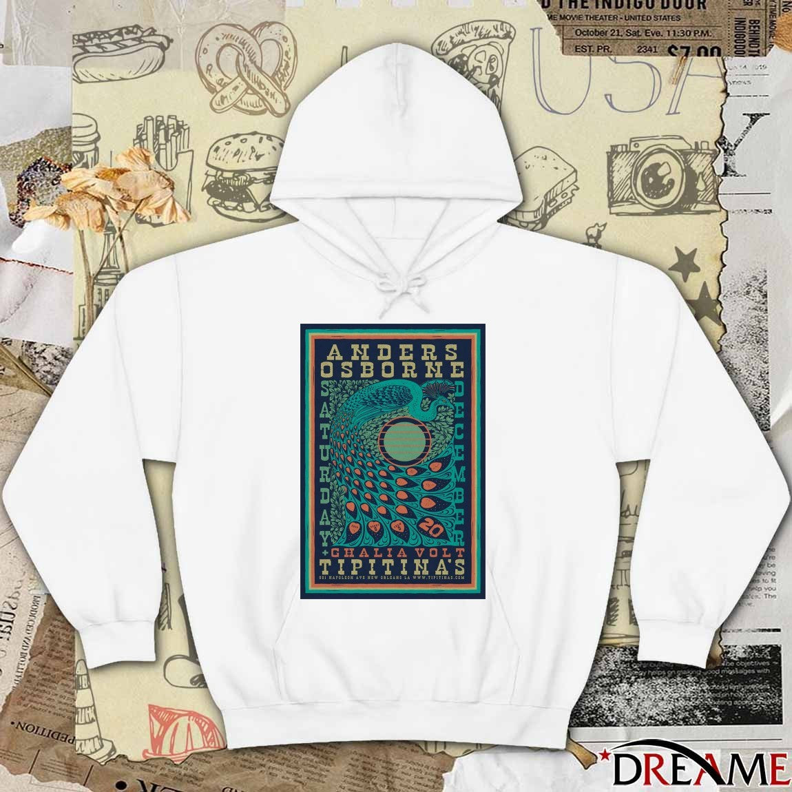 Poster Anders Osborne Event New Orleans On December 20 2025 t-shirt
