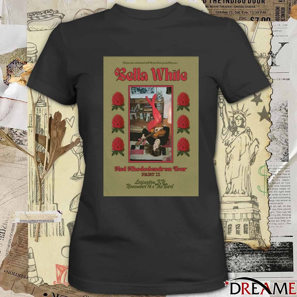 Poster Bella White At The Burl Red Rhododendron Tour On November 16 2025 Lexington KY t-shirt