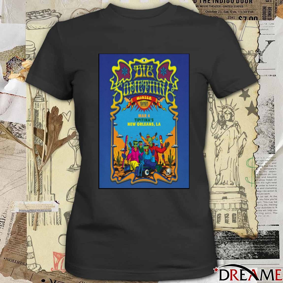 Poster Big Something March 4 2026 Tipitina’s New Orleans LA t-shirt