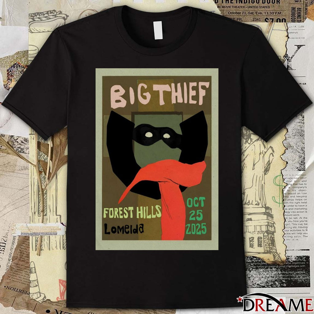 Poster Big Thief Forest Hills Lomelda Stadium New York October 25 2025 t-shirt