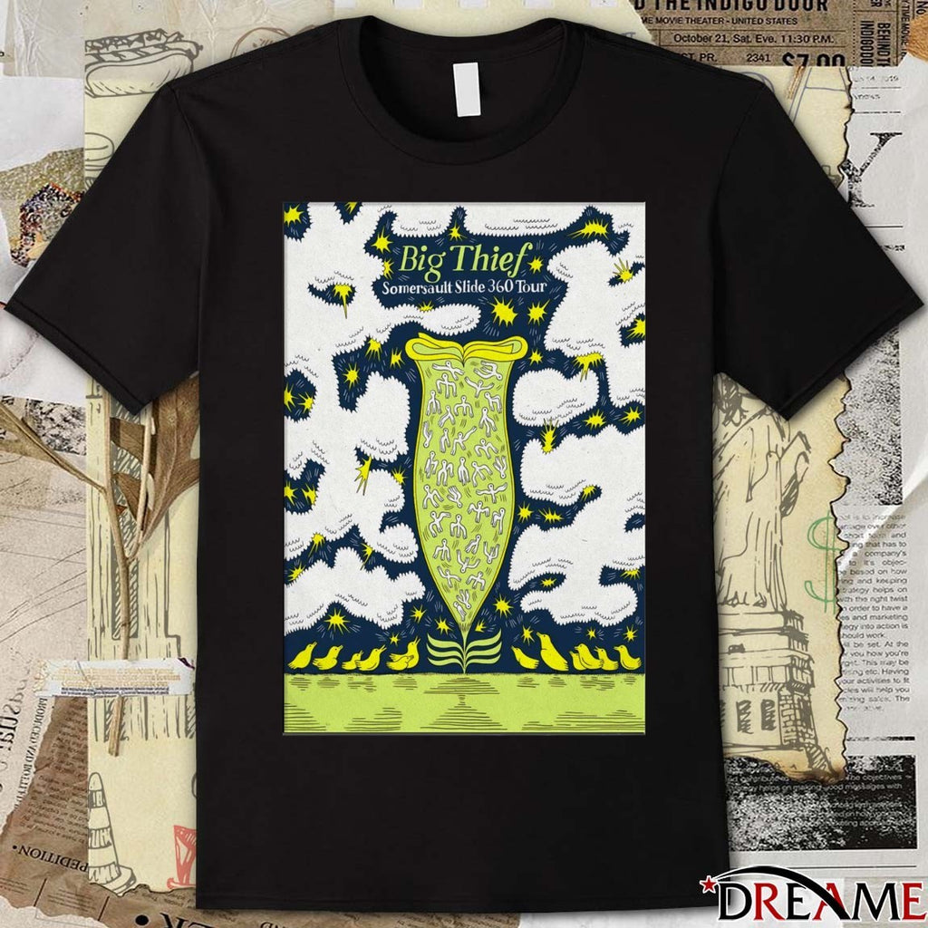 Poster Big Thief Somersault Slide 360 Tour 2025 t-shirt